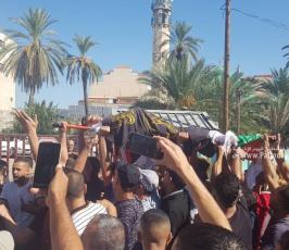 تشييع جثمان الشهيد أسامة صبح في برقين (5)