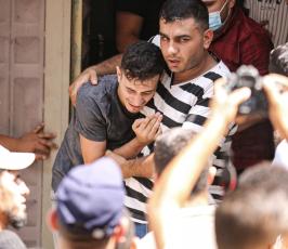 تُشيع جثمان الشهيد احمد صالح شمال قطاع غزة (20)