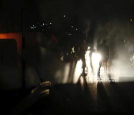 مواجهات  حاجز حوارة شرق نابلس، عقب مسيرة نصرة للأسرى (5)