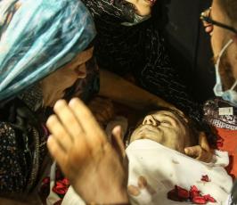 تُشيع جثمان الشهيد احمد صالح شمال قطاع غزة (17)