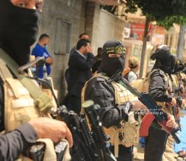 صلاة الجمعة أمام مقر الصليب الأحمر  تضامنًا مع الأسرى (10)
