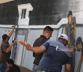 جدارية سجن جلبوع ونفق الحرية (2)