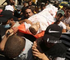 تُشيع جثمان الشهيد احمد صالح شمال قطاع غزة (6)
