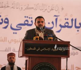 قادة فصائل العمل الوطني و جماهير غفيرة تشارك في مهرجان اللجنة الدعوية لتخريج فوج المؤسس الشهيد د. فتحي الشقاق (32)