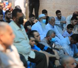  صلاة الجمعة أمام الصليب الاحمر بغزة نصرة لـ أسرى الجهاد المضربين عن الطعام  (32)