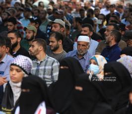 مؤتمر خطابي شعبي لحركة الجهاد الإسلامي أمام مقر الصليب الأحمر نصرةً للأسرى (20)