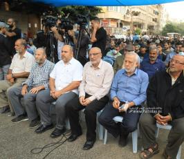 مؤتمر خطابي شعبي لحركة الجهاد الإسلامي أمام مقر الصليب الأحمر نصرةً للأسرى (8)