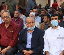 مؤتمر خطابي شعبي لحركة الجهاد الإسلامي أمام مقر الصليب الأحمر نصرةً للأسرى (12)