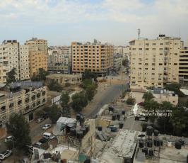  برج الجوهرة المدمر وسط مدينة غزّة الذي تعرض للقصف الإسرائيلي خلال العدوان ال (2)