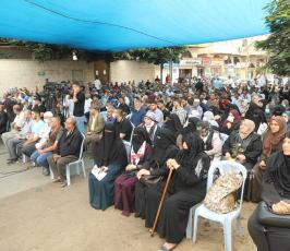 مؤتمر خطابي شعبي لحركة الجهاد الإسلامي أمام مقر الصليب الأحمر نصرةً للأسرى (2)