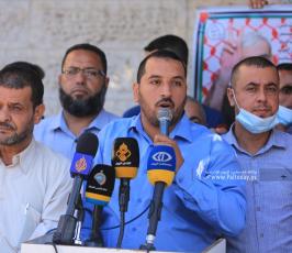 مهجة القدس وحركة المجاهدين ينظمان وقفة تضامن مع الاسرى فى سجون الاحتلال  (7)