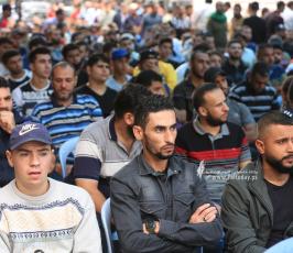 مؤتمر خطابي شعبي لحركة الجهاد الإسلامي أمام مقر الصليب الأحمر نصرةً للأسرى (25)