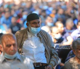  صلاة الجمعة أمام الصليب الاحمر بغزة نصرة لـ أسرى الجهاد المضربين عن الطعام  (30)