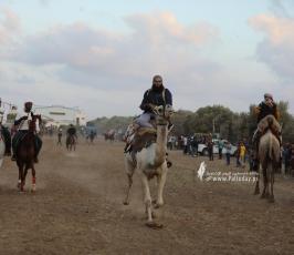  سباق للخيول والجمال وسط قطاع غزة (6)