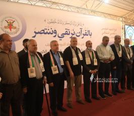 قادة فصائل العمل الوطني و جماهير غفيرة تشارك في مهرجان اللجنة الدعوية لتخريج فوج المؤسس الشهيد د. فتحي الشقاق (25)