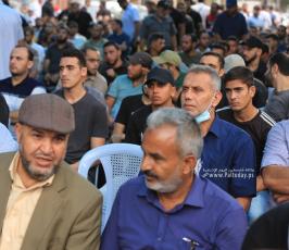 مؤتمر خطابي شعبي لحركة الجهاد الإسلامي أمام مقر الصليب الأحمر نصرةً للأسرى (23)