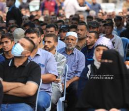 مؤتمر خطابي شعبي لحركة الجهاد الإسلامي أمام مقر الصليب الأحمر نصرةً للأسرى (30)