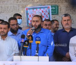 مهجة القدس وحركة المجاهدين ينظمان وقفة تضامن مع الاسرى فى سجون الاحتلال  (10)