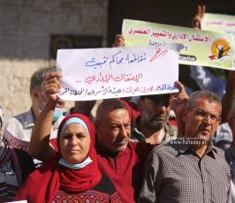 خيمة الاضراب التي تقيمها لجنة الاسرى لليوم الثاني على التوالي امام مقر الصليب  (13)