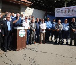مؤتمر مهم نصرة للأسرى المضربين عن الطعام في سجون الاحتلال أمام مقر الصليب بغزة (4)