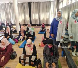 مؤسسة الطاقة الإيجابية تنفيذ فعالية يوغا للسيدات مرضي السرطان (8)