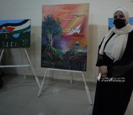 رابطة الفنانين الفلسطينيين تنظم معرض بعنوان أرضافى ذكرى وعد بلفور المشئووم بغزة (8)