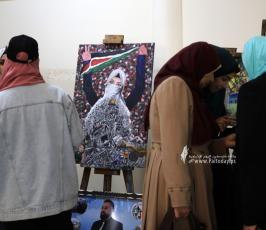 رابطة الفنانين الفلسطينيين تنظم معرض بعنوان أرضافى ذكرى وعد بلفور المشئووم بغزة (4)