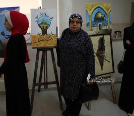 رابطة الفنانين الفلسطينيين تنظم معرض بعنوان أرضافى ذكرى وعد بلفور المشئووم بغزة (9)