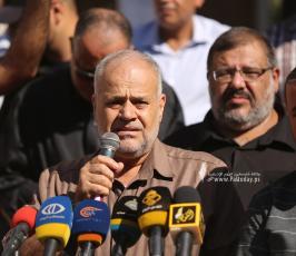 خيمة الاضراب التي تقيمها لجنة الاسرى لليوم الثاني على التوالي امام مقر الصليب  (15)