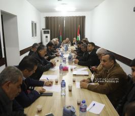 اجتمال  الفصائل بمكتب الجهاد (1)