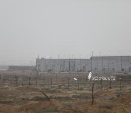 اكتمال بناء العائق الارضى على حدود غزة2021 (2)