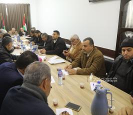 اجتمال  الفصائل بمكتب الجهاد (2)