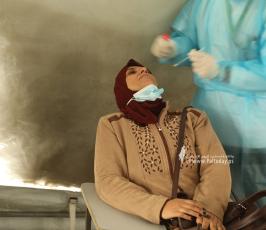 فحوصات كورونا في قطاع غزة مع الإعلان عن وجود إصابة متحور أوميكرون (11)