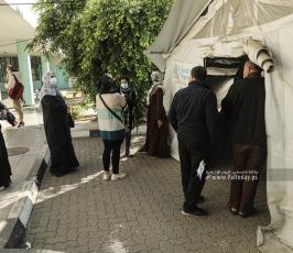 فحوصات كورونا في قطاع غزة مع الإعلان عن وجود إصابة متحور أوميكرون (10)