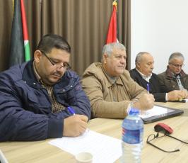 اجتمال  الفصائل بمكتب الجهاد (3)