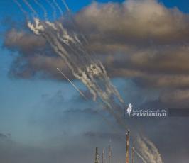 رشقة صاروخية
