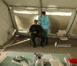 فحوصات كورونا في قطاع غزة مع الإعلان عن وجود إصابة متحور أوميكرون (17)