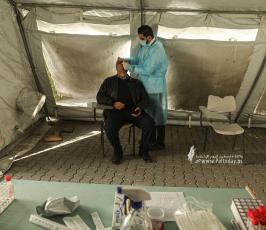 فحوصات كورونا في قطاع غزة مع الإعلان عن وجود إصابة متحور أوميكرون (16)