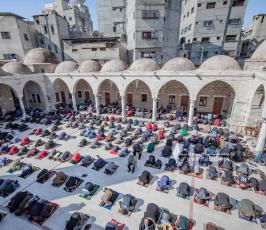 عودة المصليين الى المساجد بعد اغلاق كورونا2021 (2)
