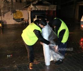 الجهاد بغزة تبدأ حملة إغاثة الأسر المتضررة من المنخفض الجوي (10)