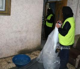 الجهاد بغزة تبدأ حملة إغاثة الأسر المتضررة من المنخفض الجوي (5)