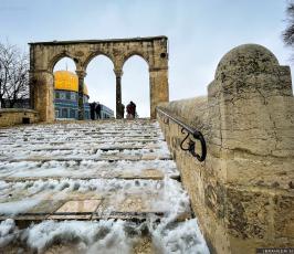 الثلوج في القدس9