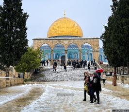 الثلوج في القدس4