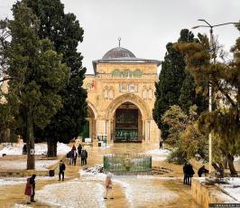 الثلوج في القدس15