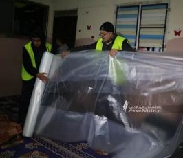 الجهاد بغزة تبدأ حملة إغاثة الأسر المتضررة من المنخفض الجوي (11)
