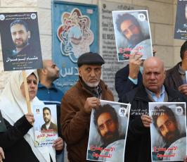 مؤتمر صحفى لفصائل المقاومة بغزة حول وضع الاسير هشام ابو هواش (8)