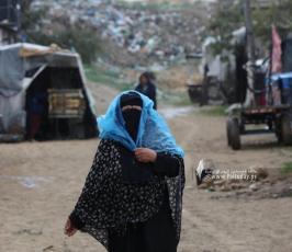 عائلات بغزة تعيش ظروفا صعبة في ظل البرد القارس (4)