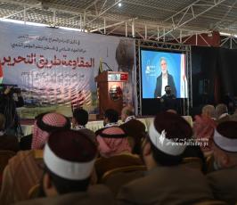 مؤتمر شعبي  نظمته حركة الجهاد الإسلامي في فلسطين، بعنوان المقاومة طريق التحرير، (16)