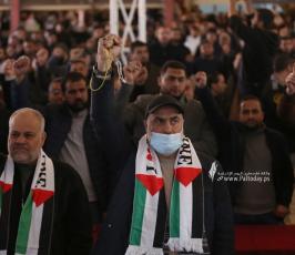 مؤتمر شعبي  نظمته حركة الجهاد الإسلامي في فلسطين، بعنوان المقاومة طريق التحرير، (49)