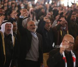 مؤتمر شعبي  نظمته حركة الجهاد الإسلامي في فلسطين، بعنوان المقاومة طريق التحرير، (48)